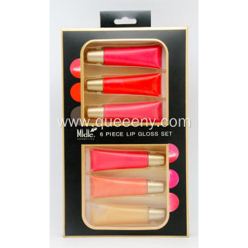 6 piece lip gloss set